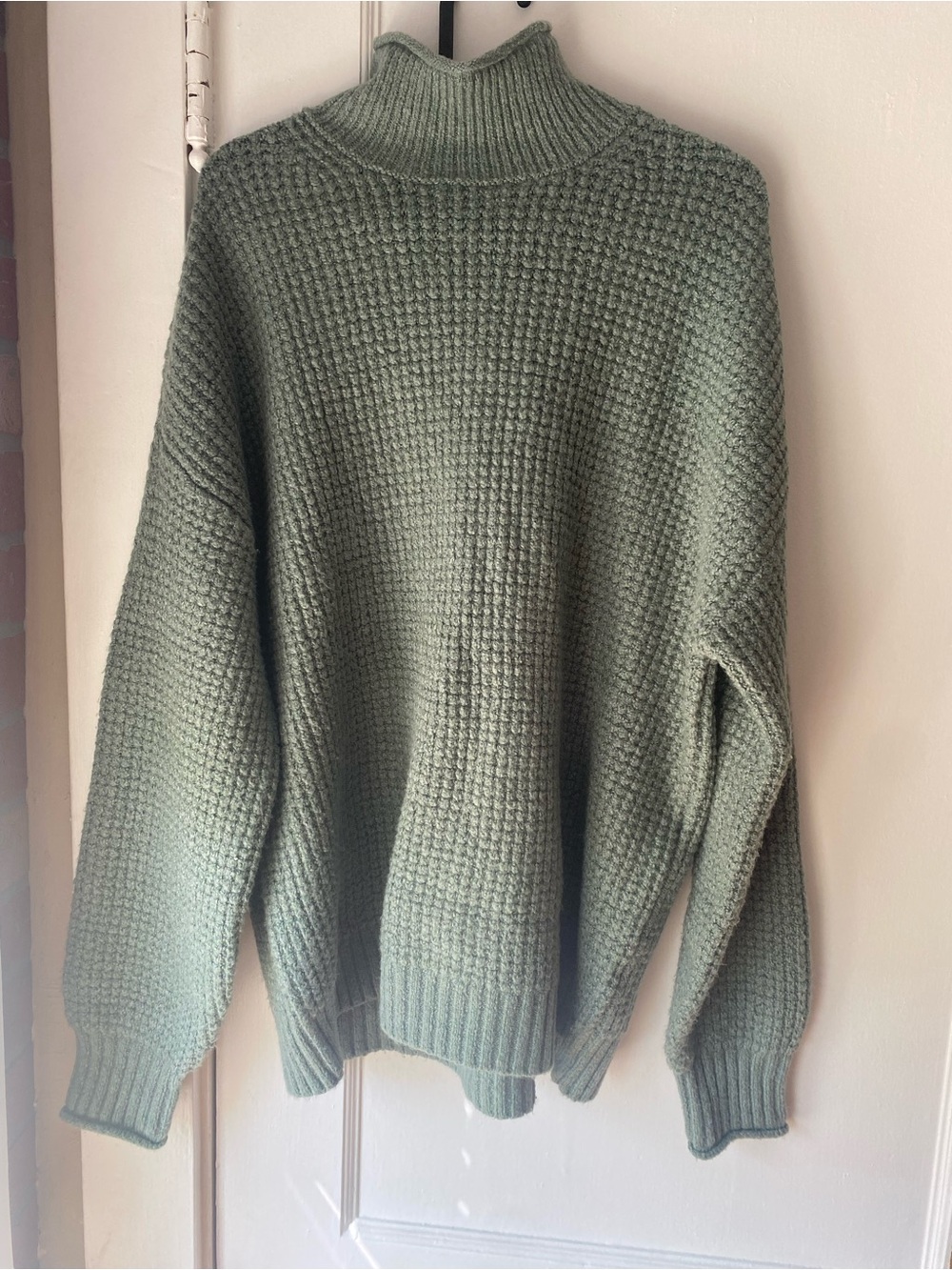 American Eagle Knit Mock Neck Sweater